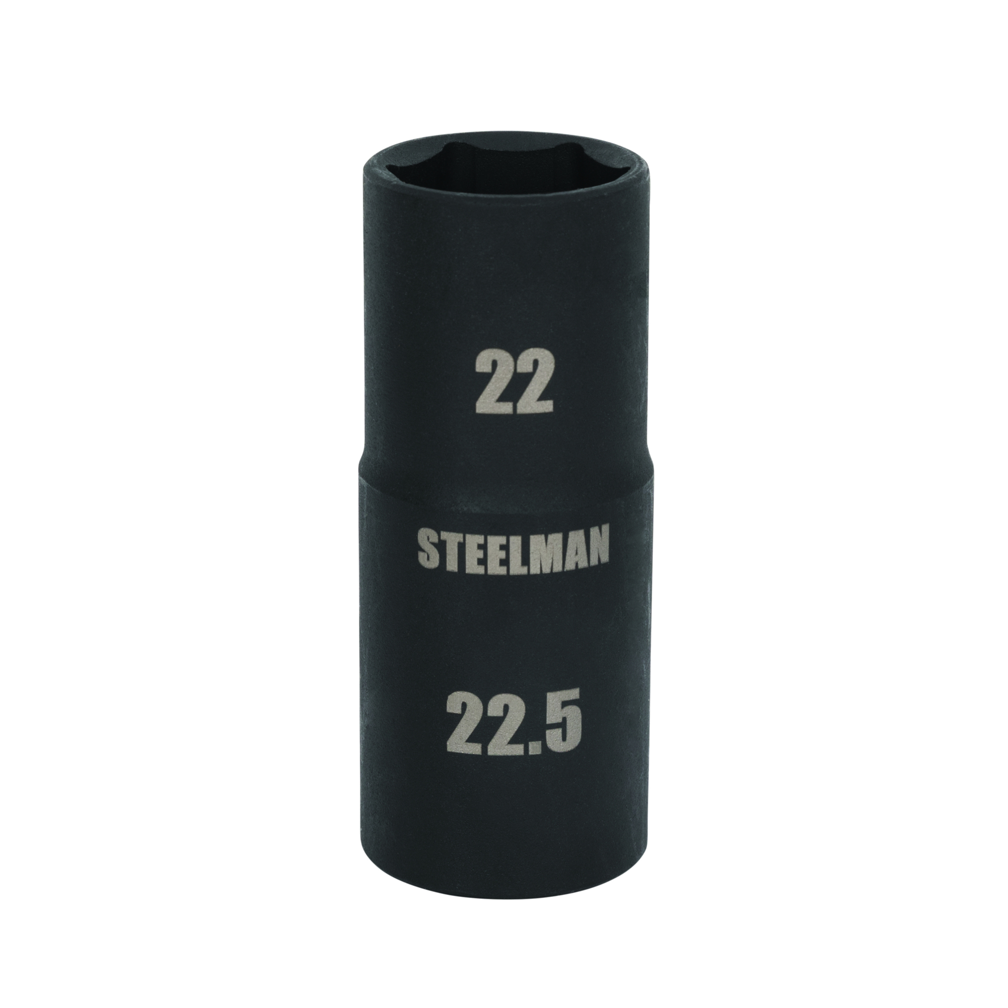 STEELMAN 1/2-Inch Drive 6-Point Thin Wall 22mm x 22.5mm Impact Flip Socket, Model# 60231